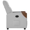vidaXL Recliner Chair Cloud Grey Fabric