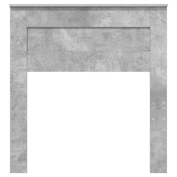 vidaXL Облегалка за глава Циментено сиво 90 cm Инженерно дърво