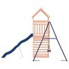 vidaXL Комбинирано детско съоръжение, масивна дугласка дървесина