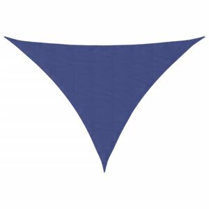 vidaXL Платно-сенник, Оксфорд плат, триъгълно, 2,5x2,5x3,5 м, синьо