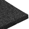vidaXL Гумена подложка Черно Каучук