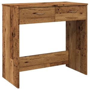 vidaXL Бюро, старо дърво, 80x40x75 см, инженерно дърво