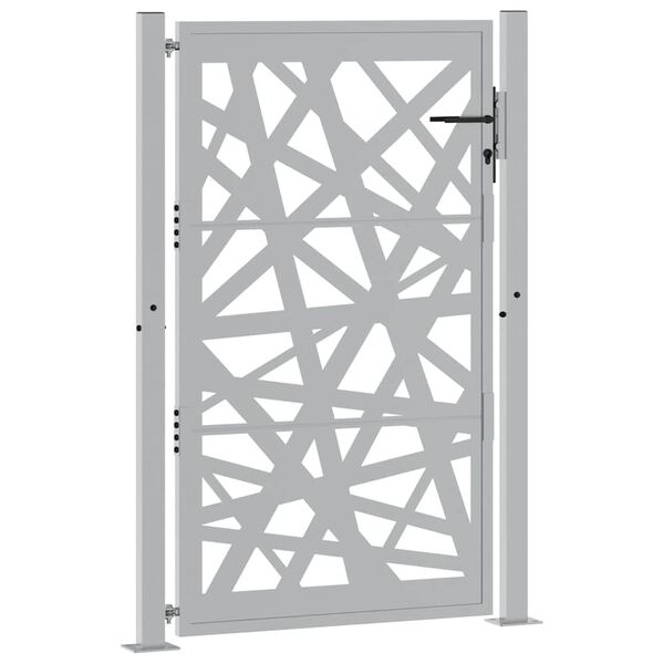 vidaXL Градинска порта 100x150 см, устойчива на атмосферни влияния стомана, лек дизайн