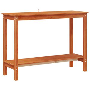 vidaXL Конзолна маса Восъчен Кафяв 110 x 40 x 80 см Масивна боровина