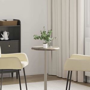 vidaXL Плот за маса, сив, &Oslash;40x2,5 см, мрамор