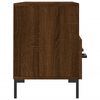 vidaXL ТB шкаф, кафяв дъб, 102x36x50 см, инженерно дърво