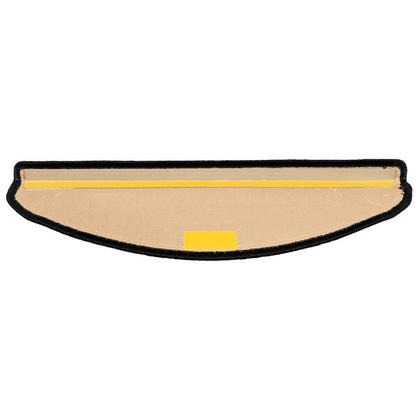 vidaXL Самозалепващи стелки за стъпала, 15 бр, черно-сиви, 65x21x4 см