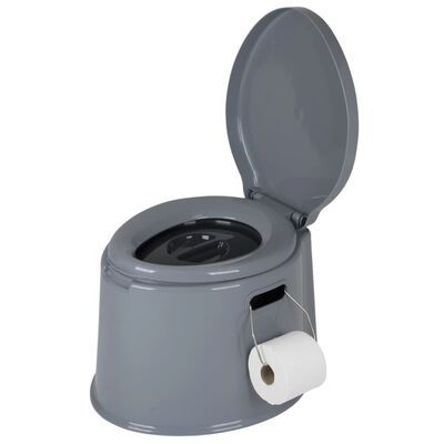 Bo-Camp Преносима тоалетна, 7 литра, сива