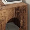 vidaXL Къща за котки Старо дърво 42,5 x 40 x 53 см Инженерно дърво