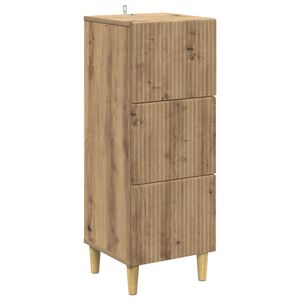 vidaXL Чекмеджетен шкаф 33 x 34,5 x 90 см Инженерна дървесина