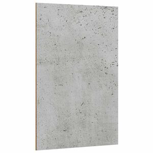 vidaXL Декор панели 12 бр. Бетонно сиво 40 x 60 x 0,27 см