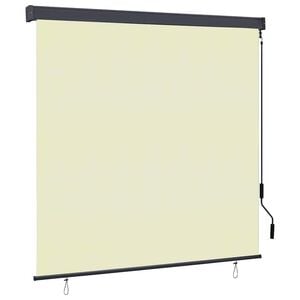 vidaXL Ролетна щора Кремаво 180 x 250 cm Текстил и Алуминий