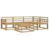 vidaXL Комплект дивани за открито 5 pcs Бяло 79 x 79 x 37 см