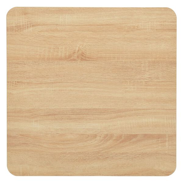 vidaXL Бистро маса, дъбов цвят, 70x70x107 см