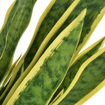 vidaXL Изкуствено растение сансевиера със саксия, 65 см, зелено