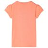 Детска тениска, неоново оранжева, 128