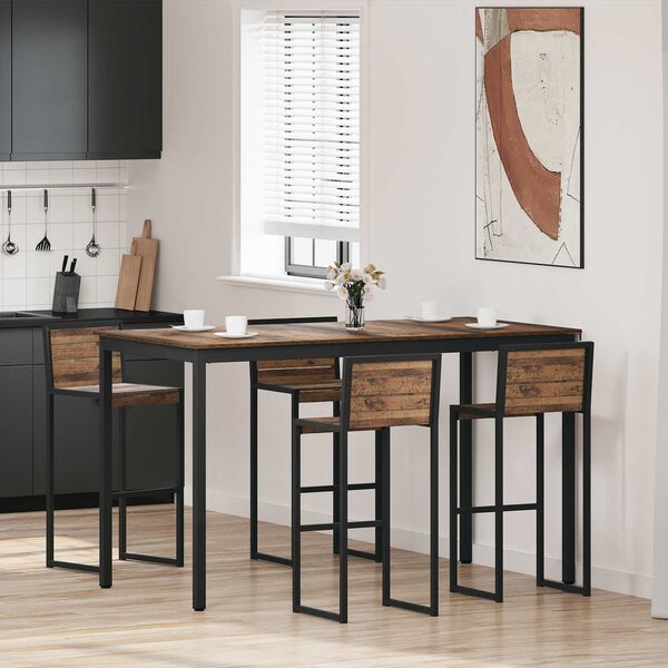 vidaXL Маса за стоене Инженерно дърво