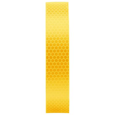 vidaXL Светлоотразителна лента жълта 2,5 см x 20 м PVC