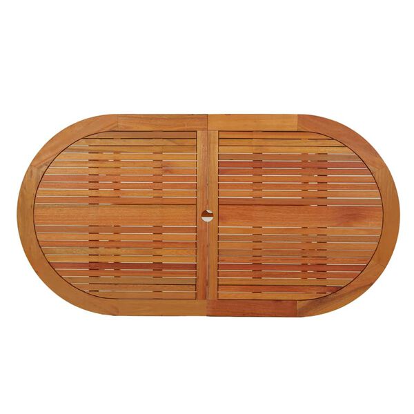 vidaXL Градинска маса, 160x85x75 см, евкалиптово дърво масив