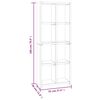 vidaXL Библиотека, 70x30x180 см, тиково дърво масив