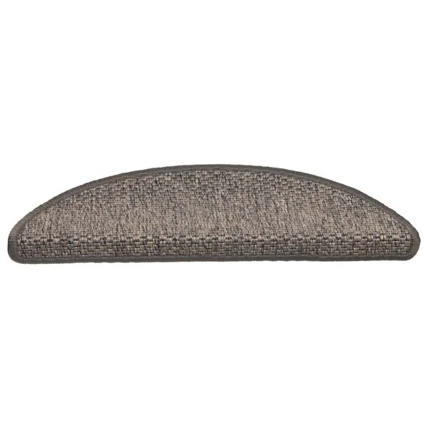 vidaXL Самозалепващи стелки за стълби сизал 30 бр 56x17x3 см