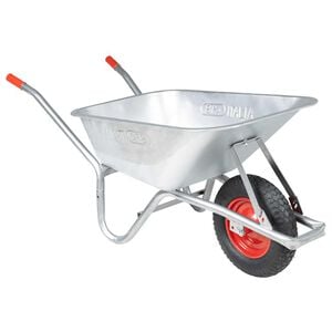 vidaXL Количка 90 л 150 кг Поцинкована стомана и пластмаса
