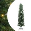 vidaXL С изкуствено коледно дърво с 300 LED светодиода Зелен 240 cm