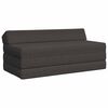vidaXL Сгъваем диван легло Тъмносиво 120 x 60 x 49 cm Текстил