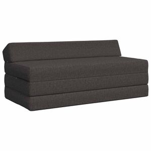 vidaXL Сгъваем диван легло Тъмносиво 120 x 60 x 49 cm Текстил