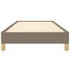vidaXL Рамка за легло без матрак, таупе, 90x190 см, плат