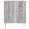 vidaXL Нощни шкафчета, 2 бр, сив сонома, 40x40x50 см, инженерно дърво