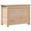 vidaXL Кутия за съхранение, 60x32x45,5 см, борово дърво масив