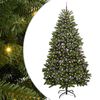vidaXL С изкуствено коледно дърво 240 cm 300 LED светодиода Топло бяло