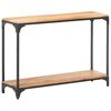 vidaXL Конзолна маса, 110x30x75 cм, акациево дърво масив