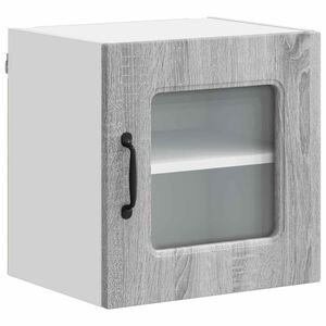 vidaXL Панел за миялна машина Kalmar Сив Сонома 40 x 31 x 40 см