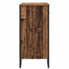 vidaXL Служебен шкаф с чекмедже Старо дърво 79,5 x 35,5 x 74,5 см