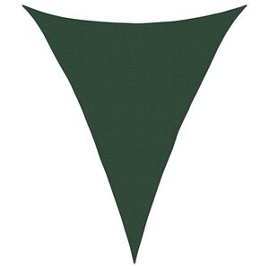 vidaXL Платно-сенник, 160 г/м&sup2;, тъмнозелено, 5x7x7 м, HDPE