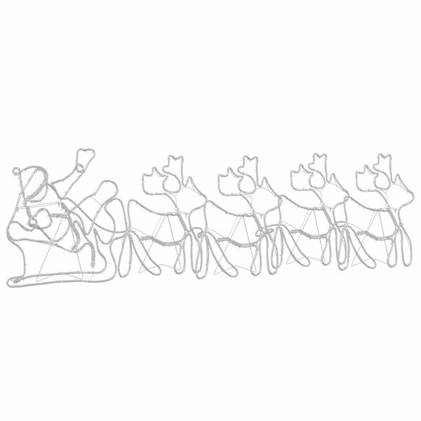 vidaXL Коледна Декорация Многоцветен 69 x 79 см ПВЦ