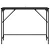 vidaXL Конзолна маса Черния дъб 100 x 32 x 75 см Инженерно дърво