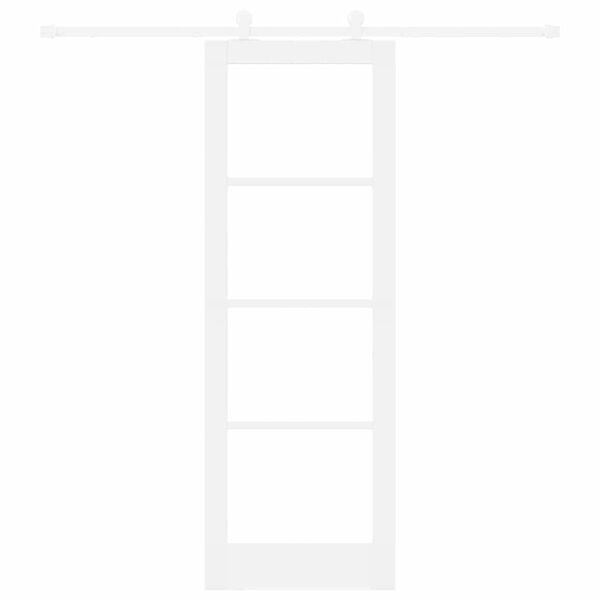 vidaXL Преплъзваща се врата ORKDAL Бяло 73,5 x 211 см