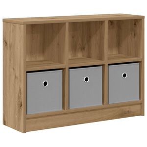 vidaXL Служебен шкаф с чекмедже Дъб 73,5 x 22,5 x 53,5 см