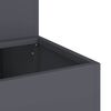 vidaXL Градинска саксия Антрацит 100 x 60 x 45 см