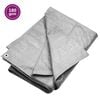 vidaXL Брезент, 180 г/м&sup2;, 6x8 м, сив, HDPE