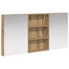 vidaXL Комплект шкафове за баня 3 бр. 120 x 10,5 x 60,5 см
