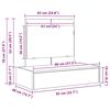vidaXL Тоалетка с чекмедже Кафяво 83 x 40 x 70 см Инженерно дърво