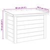 vidaXL Кутия за съхранение Естествен 80 x 44,5 x 57,5 см