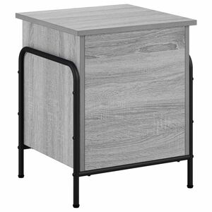 vidaXL Кутия за съхранение Сив Сонома 80 x 40 x 49,5 см
