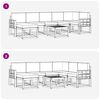 vidaXL Комплект дивани за открито 8 pcs Натурален и Бежов