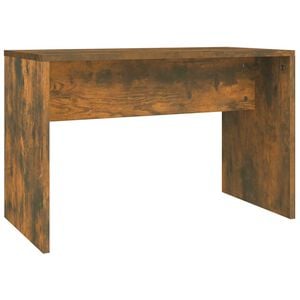 vidaXL Табуретка за тоалетка, Опушен дъб, 70x35x45 см, инженерно дърво