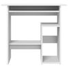 vidaXL Бюро, бяло, 80x45x74 см, инженерно дърво